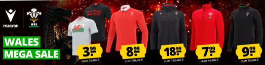 MACRON Mega Sale bei SportSpar mit bis zu 89% Rabatt auf ausgewählte Artikel!