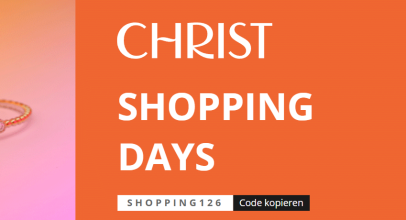 Christ – Shopping Days – bis 25% Rabatt!