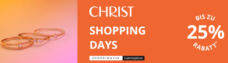 Christ – Shopping Days – bis 25% Rabatt!