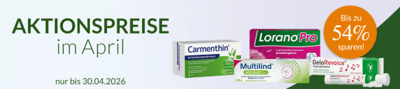 SANICARE Versandapotheke – AKTIONSPREISE im April – bis zu 54% Rabatt!