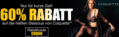 SinEros Erotikshop – 60% Rabatt auf alle Artikel der Marke Coquette!