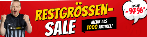 SportSpar – RESTGRÖSSEN SALE – bis zu 97% Rabatt!