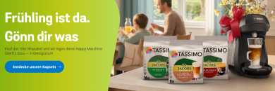TASSIMO – Angebote mit bis zu 69% Rabatt!