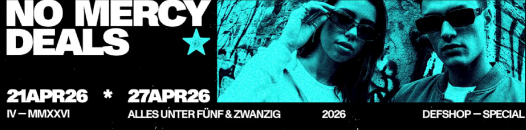 DefShop – NO MERCY DEALS – ALLES UNTER 25€!