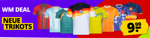 SportSpar – WM DEAL – NEUE TRIKOTS – je 9,99€!
