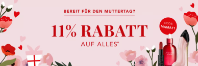 Muttertag bei Parfümerie Pieper – 11% Rabatt auf ausgewählte Artikel!