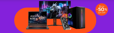 Cyberport – GAMING – SALE – bis zu 50% Rabatt!