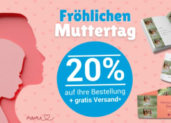 MUTTERTAG AKTION bei Smartphoto – 20% Rabatt + gratis Versand!