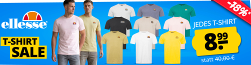 SportSpar –  ellesse T-SHIRT SALE mit 78% Rabatt!