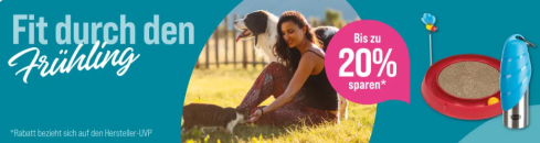 ZooRoyal – Fit durch den Frühling – bis zu 20% Rabatt!