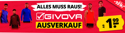 SportSpar – GIVOVA Ausverkauf zu Schnäppchenpreisen – bis 93% Rabatt!