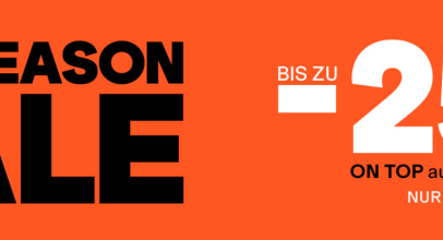 SportScheck – MID-SEASON SALE – bis 25% Rabatt on Top auf ausgewählte Artikel!
