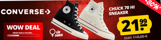 SportSpar – CONVERSE WOW DEAL – 80% Rabatt!