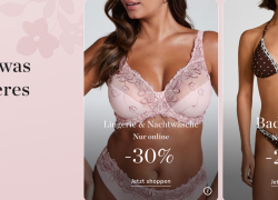 Hunkemöller – 30% Rabatt auf ausgewählte Dessous und Nachtwäsche + 20% Rabatt auf ausgewählte Bademode!