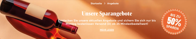 VINOS – Spar-Angebote mit bis zu 50% Rabatt + kostenloser Versand!