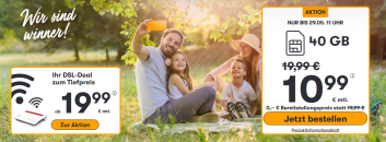 winSIM – 10GB/20GB/40GB/Unlimited Datenvolumen ab 6,99€ je Monat!