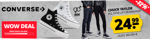 SportSpar – CONVERSE WOW DEAL – 72% Rabatt!