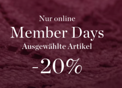 Hunkemöller – MEMBER DAYS – 20% auf ausgewählte Artikel!