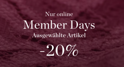 Hunkemöller – MEMBER DAYS – 20% auf ausgewählte Artikel!