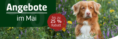 alsa-Hundewelt – Angebote im Mai – bis 25% Rabatt!