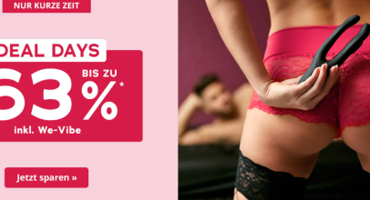 ORION Erotikshop – DEAL DAYS – bis 63% Rabatt inkl. We-Vibe!