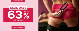 ORION Erotikshop – DEAL DAYS – bis 63% Rabatt inkl. We-Vibe!