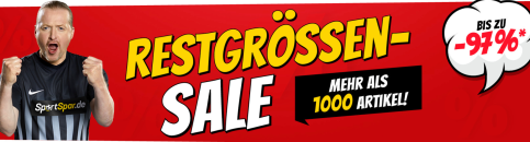 SportSpar – RESTGRÖSSEN SALE – bis zu 97% Rabatt!