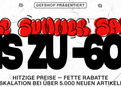PRE SUMMER SALE bei DefShop – bis zu 60% Rabatt auf ausgewählte Artikel!