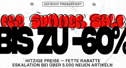 PRE SUMMER SALE bei DefShop – bis zu 60% Rabatt auf ausgewählte Artikel!