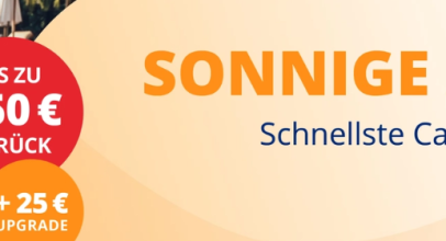 ab-in-den-urlaub.de – Sonnige Aussichten – Cashback bis 750€ Rabatt + 25€ upgrade!