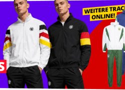 SportSpar – WM DEAL – Deutschland “Retro Tracksuit” JELEX Herren Heim Präsentationsanzug für 35,99€!