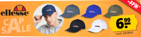 SportSpar –  ellesse CAP SALE mit 77% Rabatt!