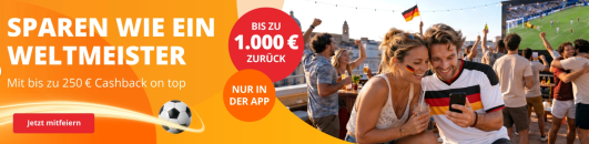 ab-in-den-urlaub.de – WM-Cashback exklusiv in der App – bis zu 1.000€ auf ausgewählte Reisen!