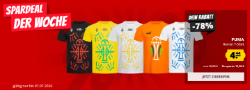 Spardeal der Woche bei SportSpar – PUMA Herren T-Shirt – mit 78% Rabatt!