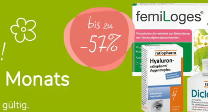 Aliva Apotheke – Angebote des Monats – bis zu 57% Rabatt!