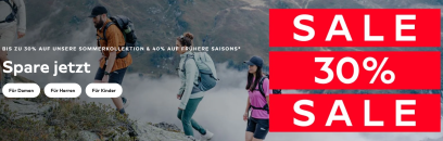 Jack Wolfskin – bis zu 30% auf die Sommerkollektion & 40% auf frühere Saisons – ausgewählte Produkte!