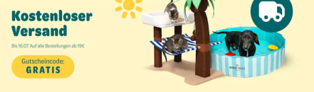 Zooplus – Sommer-Angebote – bis 25% Rabatt auf tierische Lieblingsprodukte + versandkostenfrei!