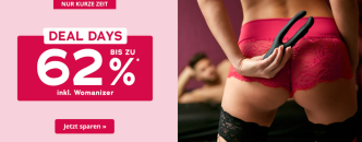 ORION Erotikshop – DEAL DAYS – bis 62% Rabatt inkl. Womanizer!