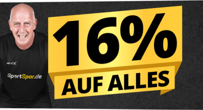 SportSpar – 16% Rabatt auf Alles!