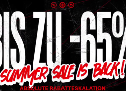 SUMMER SALE bei DefShop – bis zu 65% Rabatt auf ausgewählte Artikel!