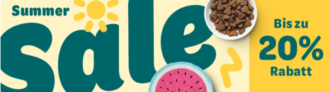 Zooplus – SUMMER SALE – bis zu 20% Rabatt!