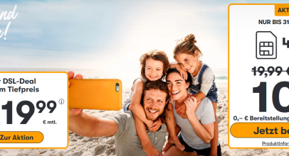 winSIM – 10GB/20GB/40GB/60GB/Unlimited Datenvolumen ab 6,99€ je Monat!