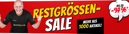 SportSpar – RESTGRÖSSEN SALE – bis zu 97% Rabatt!