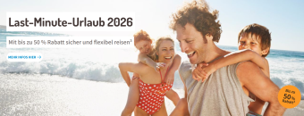 ITS Reisen – LAST MINUTE URLAUB – bis zu 50% Rabatt!