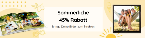 myphotobook – bis 45% SOMMER-RABATT auf Fotobücher & Wandbilder!