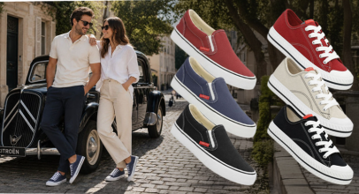 SportSpar –  Citroën Unisex Canvas Sneaker – verschiedene Farben mit 90% Rabatt!