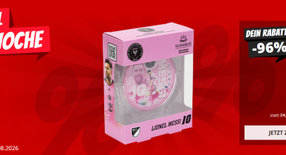 Spardeal der Woche bei SportSpar – SIGNABLES Inter Miami Lionel verschiedene Fußball Sammlerstücke 14cm mit 96% Rabatt inkl. Versand!