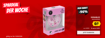 Spardeal der Woche bei SportSpar – SIGNABLES Inter Miami Lionel verschiedene Fußball Sammlerstücke 14cm mit 96% Rabatt inkl. Versand!