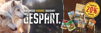 Wolfsblut – Futter-Abo – spare 20% auf die erste Lieferung!