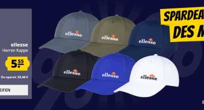 Spardeal des Monats bei SportSpar – ellesse Maller Herren Cap mit 81% Rabatt!